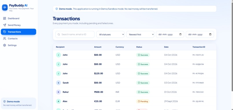 PayBuddy AI – screenshot 3