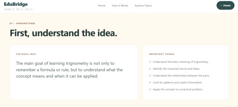 EduBridge  – screenshot 3