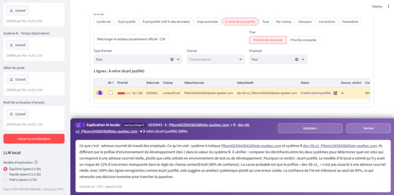 Loto-Québec - CorroborAI - Naogo – screenshot 2