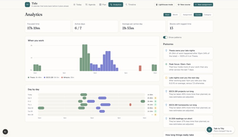 Tide: A Reflective Calendar – screenshot 2
