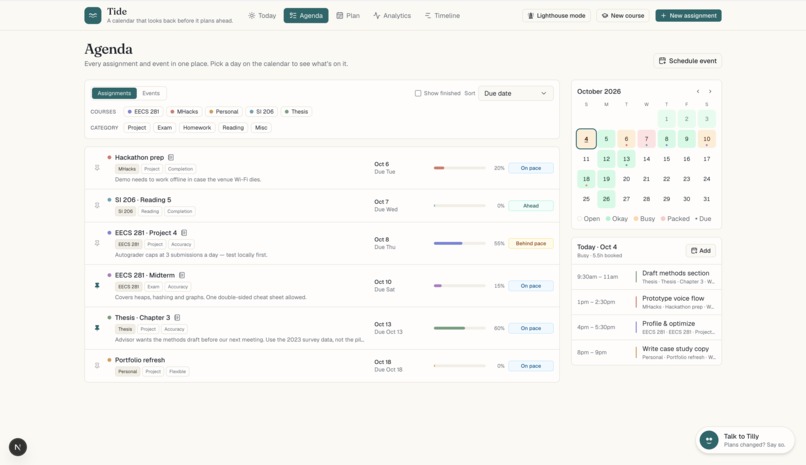 Tide: A Reflective Calendar – screenshot 3