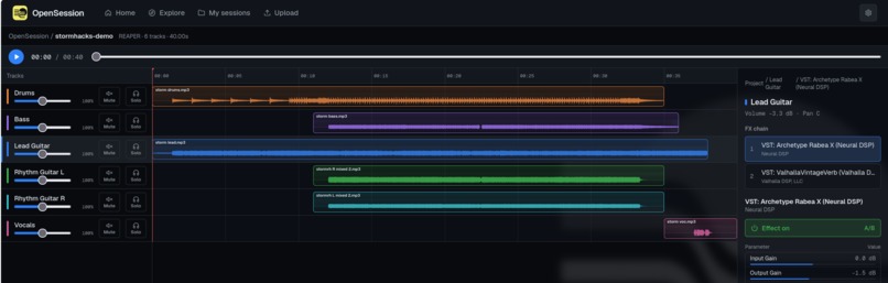 OpenSession – screenshot 4
