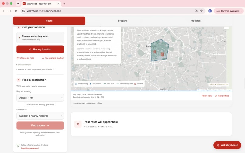 WayAhead – screenshot 2