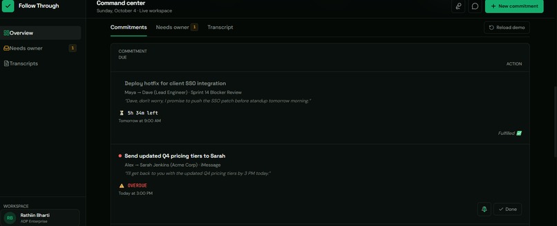 Follow Through – screenshot 2
