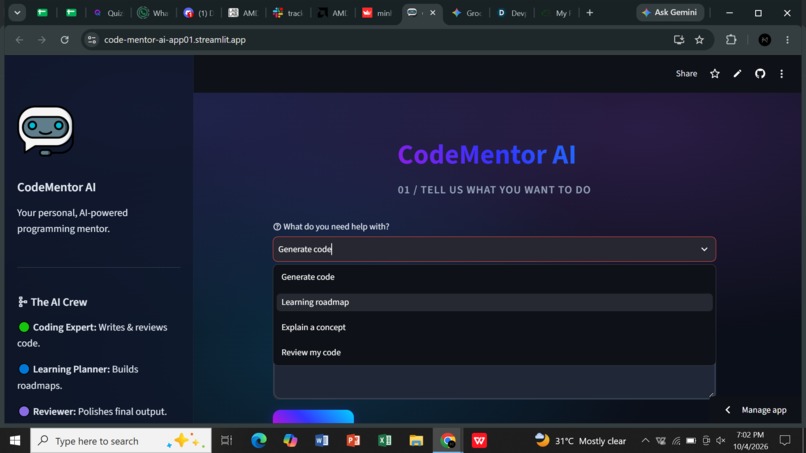 CodeMentor Ai – screenshot 2