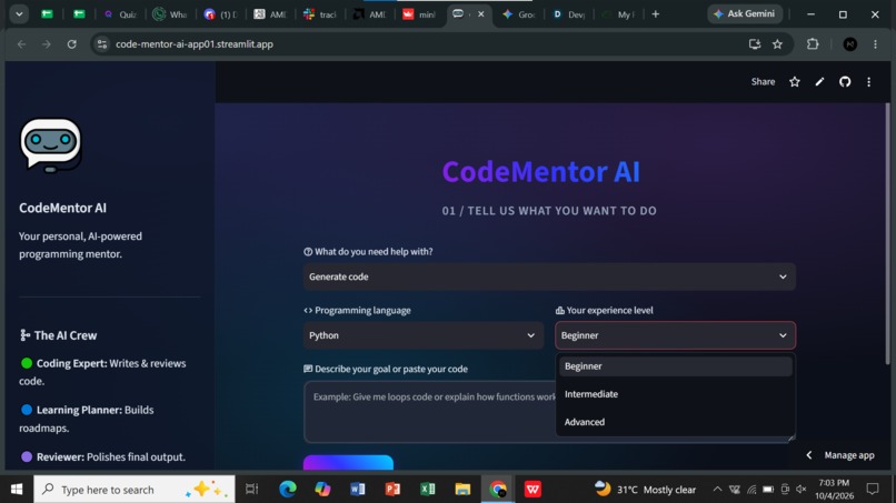 CodeMentor Ai – screenshot 4
