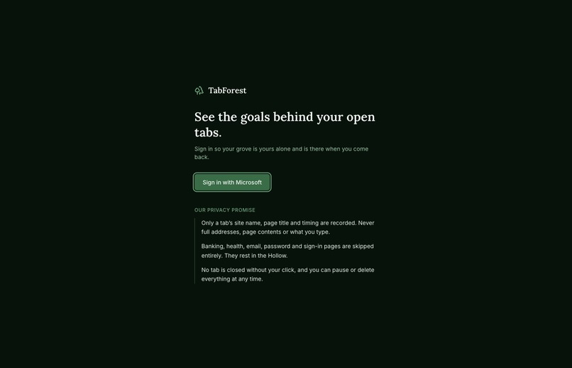 TabForest – screenshot 2