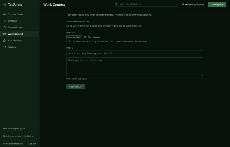 TabForest – screenshot 6