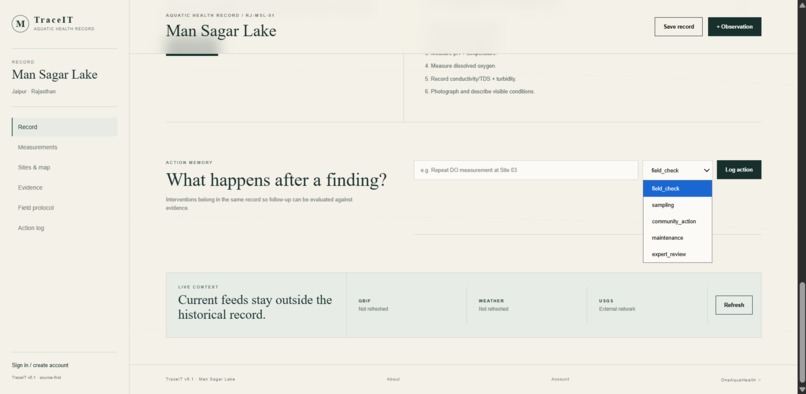 TraceIT – screenshot 3