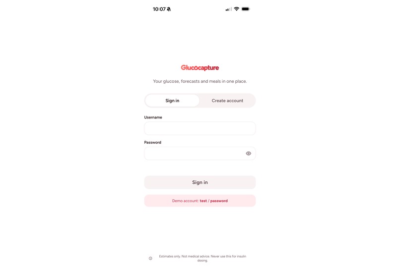 Glucocapture – screenshot 2