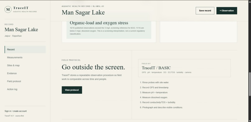 TraceIT – screenshot 6