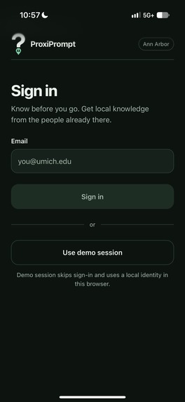 ProxiPrompt – screenshot 1