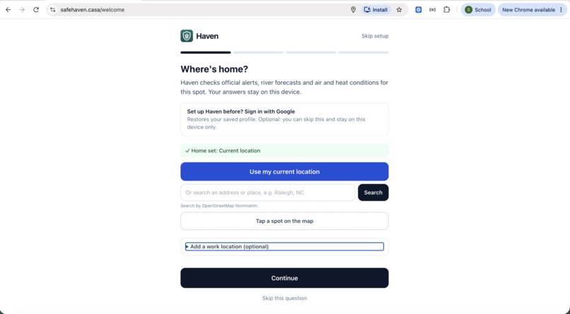Haven – screenshot 1