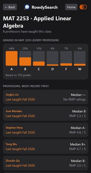 RowdySearch – screenshot 4