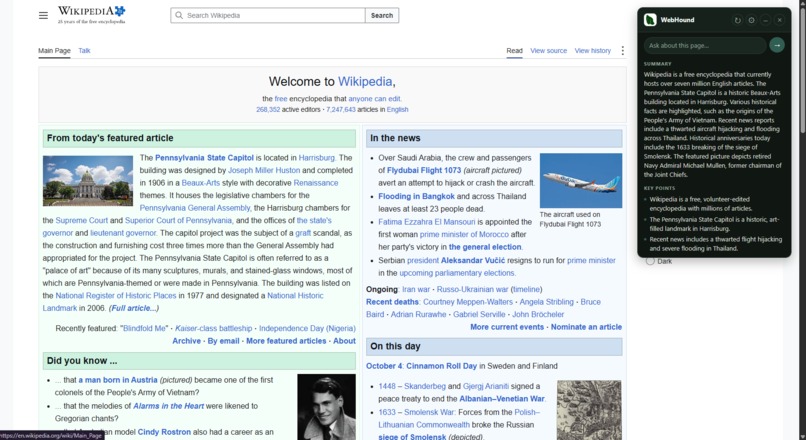 WebHound – screenshot 6