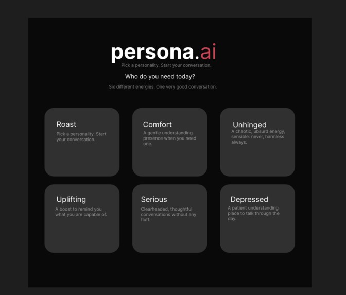 PersonaAi – screenshot 1