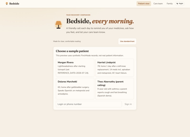 Bedside (table 79) – screenshot 1