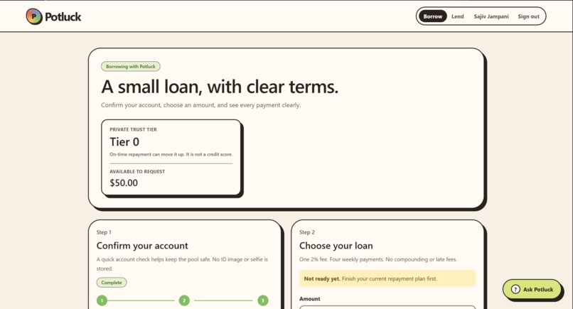 Potluck – screenshot 3