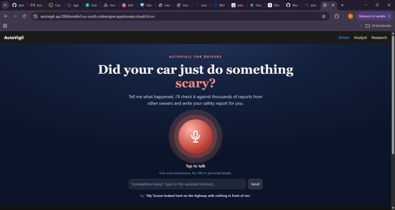 AutoVigil – screenshot 1