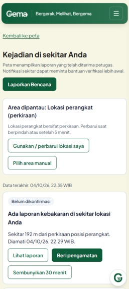 GEMA Sistem Pelaporan Terintegrasi Kecerdasan – screenshot 2