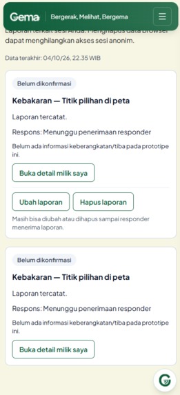 GEMA Sistem Pelaporan Terintegrasi Kecerdasan – screenshot 4
