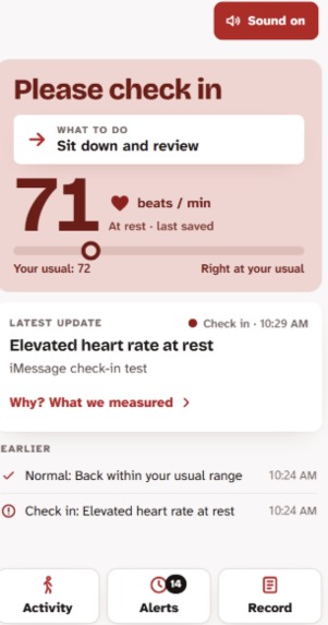 Cardio Glasses – screenshot 1