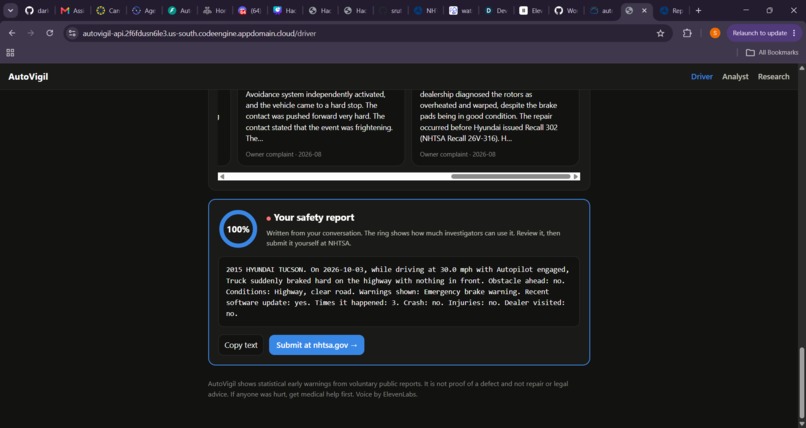 AutoVigil – screenshot 2