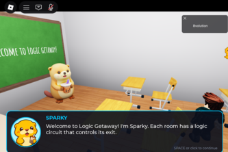 Logic Getaway - a logic gates escape room game