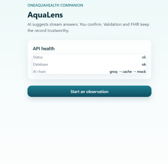AquaLens – screenshot 1