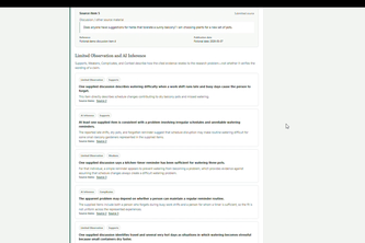 Community Evidence Review