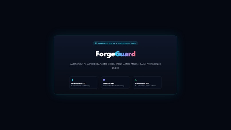 ForgeGuard: Autonomous AI Security & Patch Engine – screenshot 3