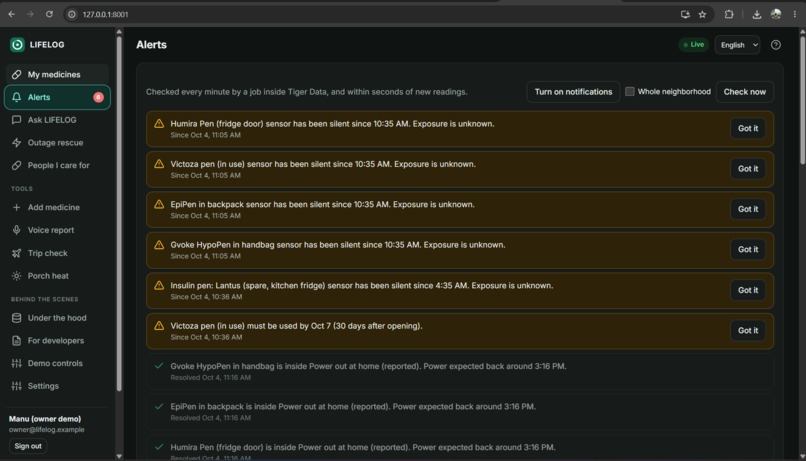 LIFELOG – screenshot 6
