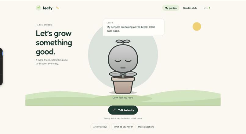 Talking Plant – screenshot 1
