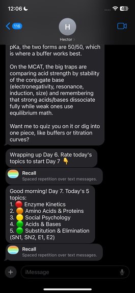 Recall – screenshot 2
