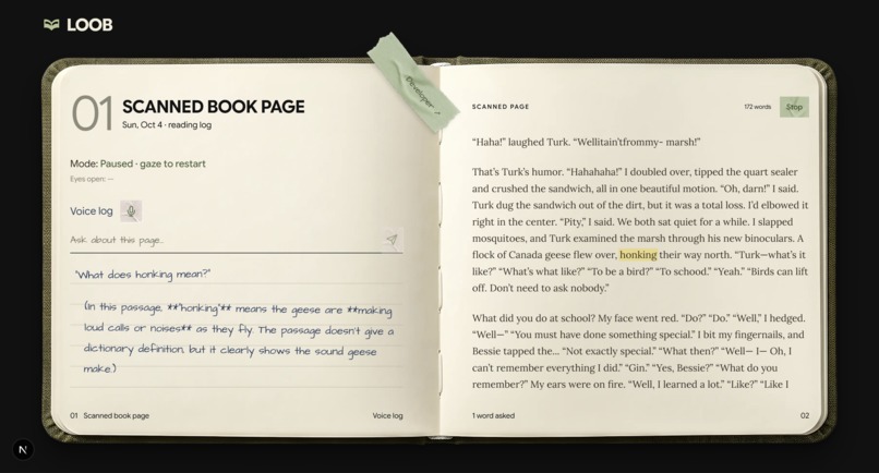 LOOB: Immersive AI Reading Companion  – screenshot 8