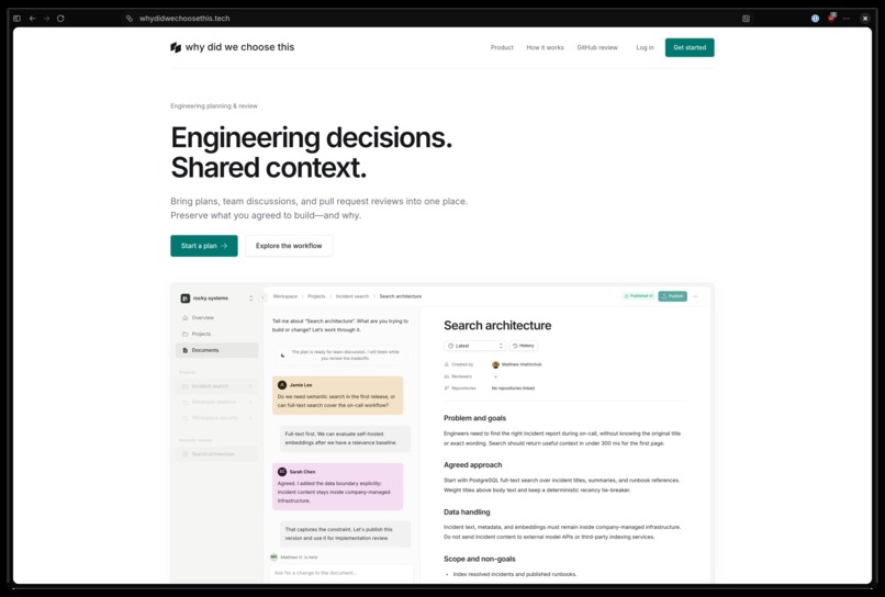 Why Did We Choose This Tech? – screenshot 2