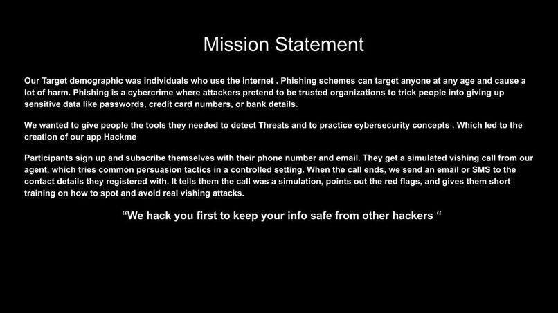 HackMe – screenshot 2