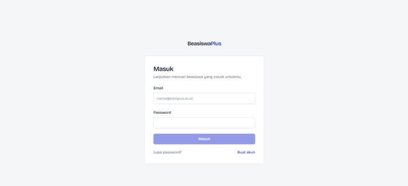 BeasiswaPlus – screenshot 1