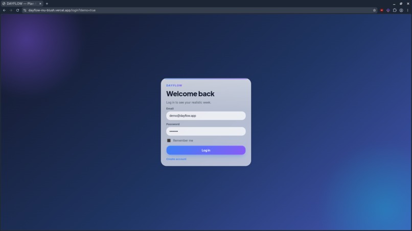 DAYFLOW – screenshot 1