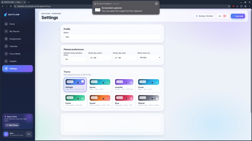 DAYFLOW – screenshot 8