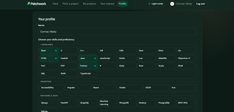 Patchworks – screenshot 1