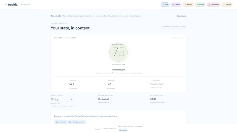 TrueIris – screenshot 4