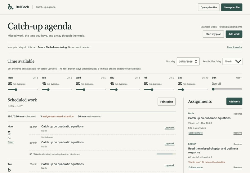 BellBack – screenshot 1