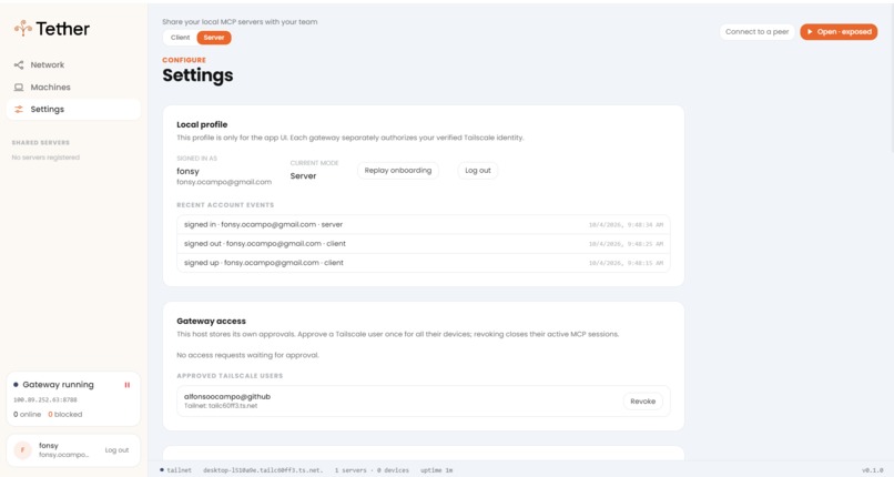 Tether – screenshot 6