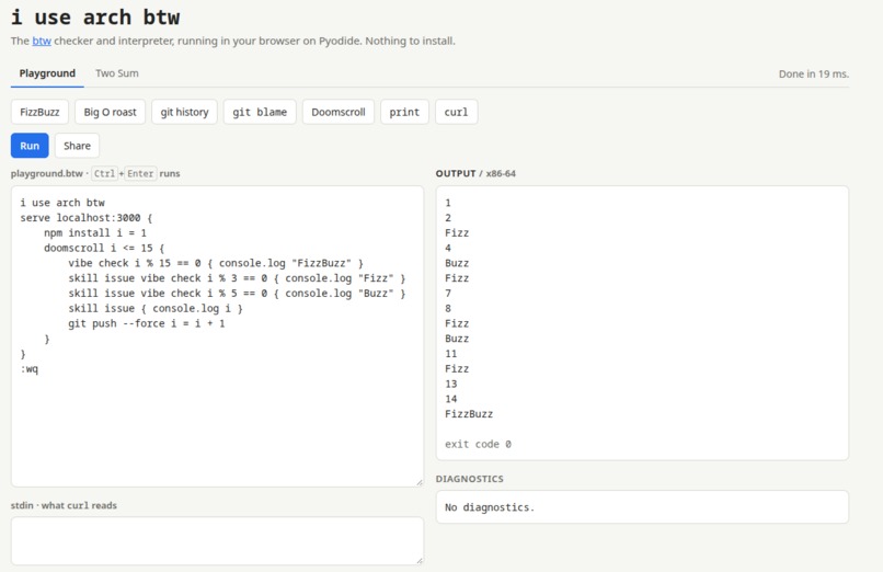 BTW – screenshot 2