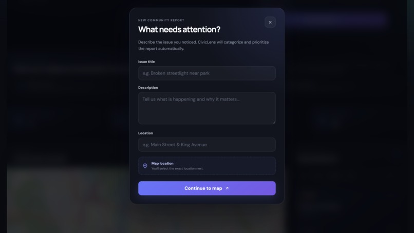 CivicLens – screenshot 1