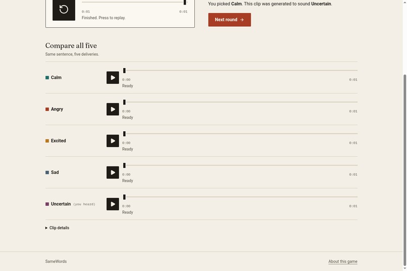 SameWords – screenshot 2