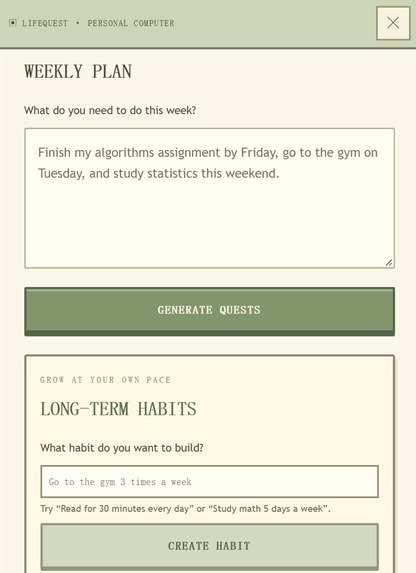 LifeQuest – screenshot 5