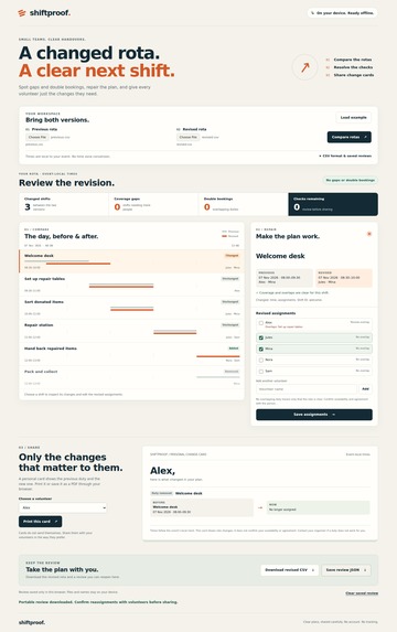 Shiftproof – screenshot 2