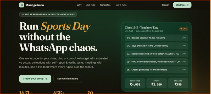 ManageKaro – screenshot 1
